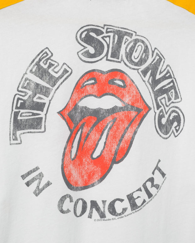 JUNK FOOD Stones Striped Crop Tee