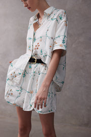 SANCIA The Ellis Oversized Printed Shirt-The Shop Laguna Beach