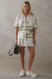 SANCIA The Willa Printed Shirt-The Shop Laguna Beach