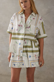 SANCIA The Willa Printed Shirt-The Shop Laguna Beach