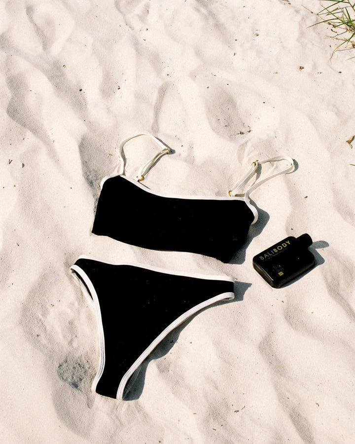 LSPACE Nora Piped Ribbed High Waist Bottom-The Shop Laguna Beach