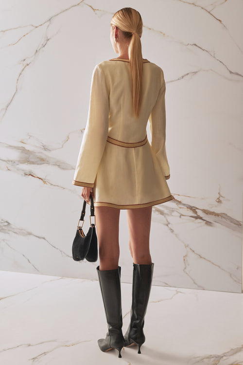 SANCIA THE LABEL Luella Long Sleeve Mini Dress-The Shop Laguna Beach