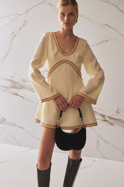 SANCIA THE LABEL Luella Long Sleeve Mini Dress-The Shop Laguna Beach
