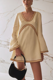 SANCIA THE LABEL Luella Long Sleeve Mini Dress-The Shop Laguna Beach