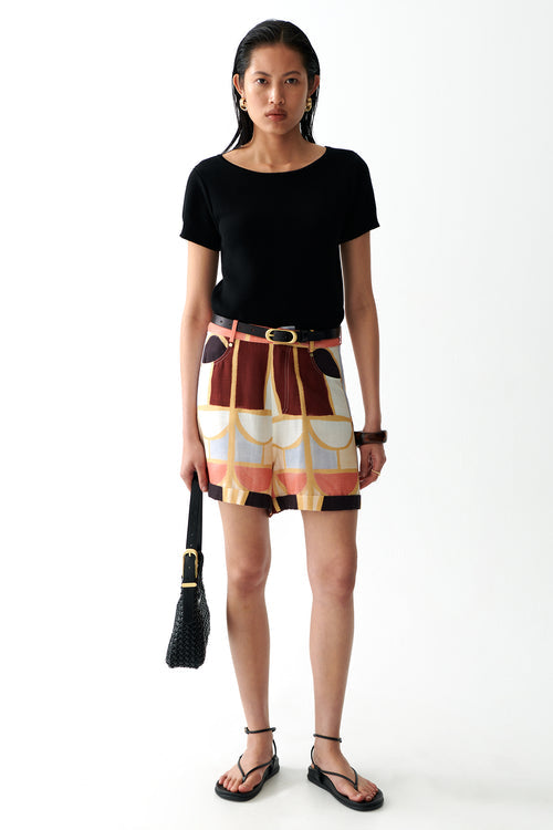 SANCIA Inaya Printed Trouser Shorts
