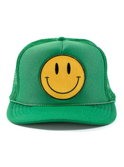 FRIDAY FEELIN Happy Face Trucker Hat-The Shop Laguna Beach