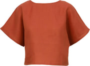 LUCY PARIS Nicole Woven Top-The Shop Laguna Beach