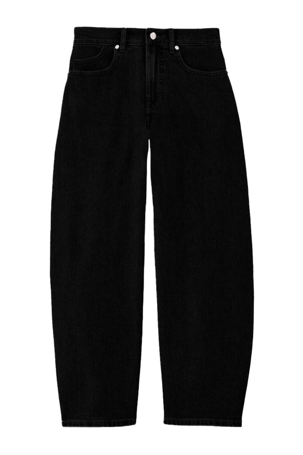 ROLLAS Gigi Barrel Denim Pant - Forever Black-The Shop Laguna Beach