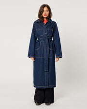 ROLLAS Bijou Alice Rinse Denim Trench Jacket-The Shop Laguna Beach