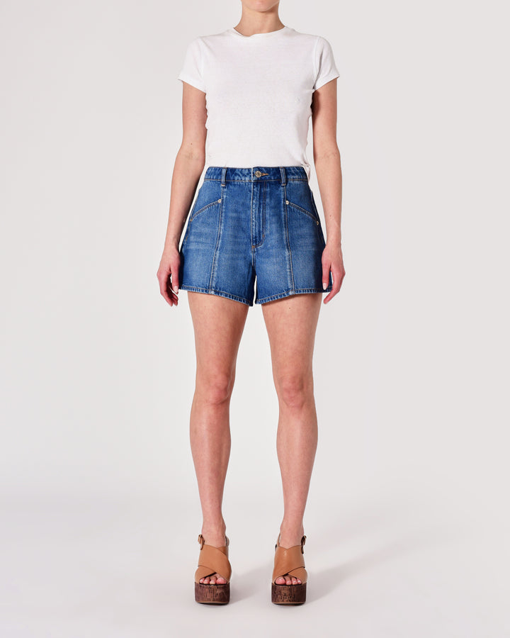 ROLLAS Mirage Deco Denim Short - Silverlake-The Shop Laguna Beach