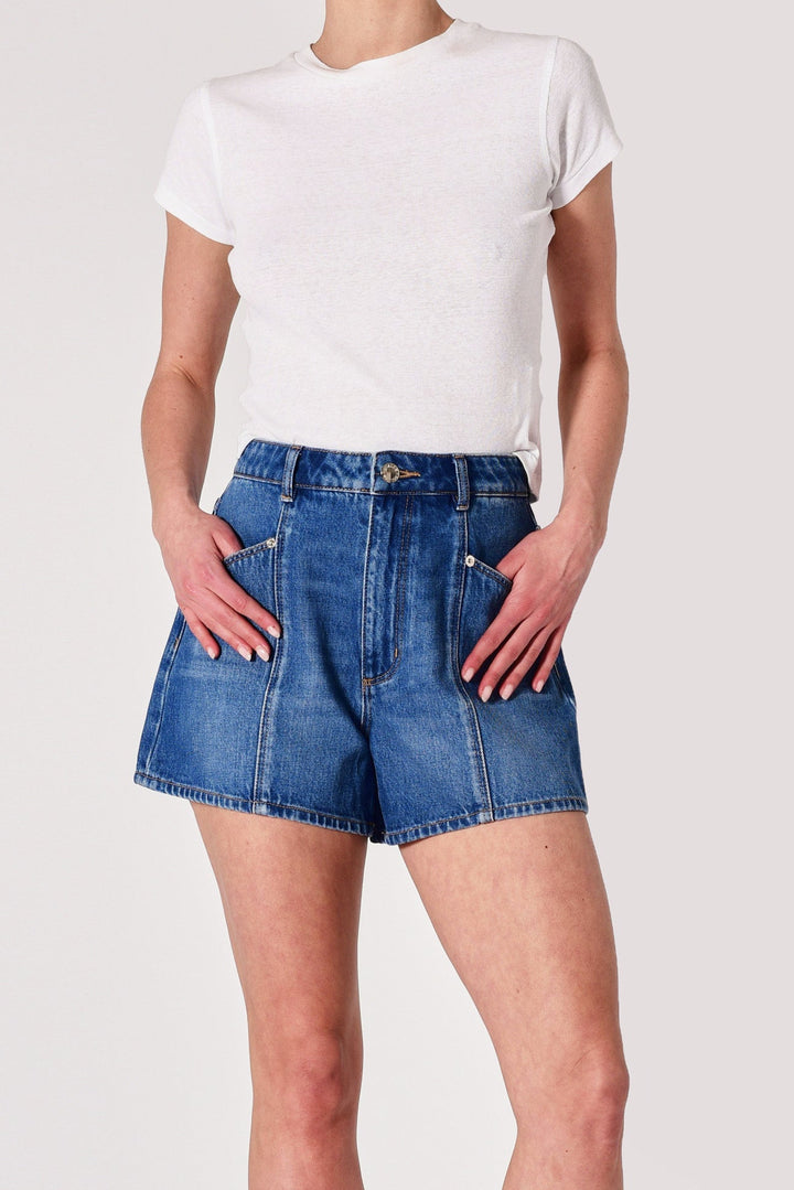 ROLLAS Mirage Deco Denim Short - Silverlake-The Shop Laguna Beach