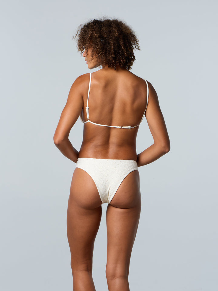 AILA BLUE Mana Eyelet Mid-Waist Bottom-The Shop Laguna Beach