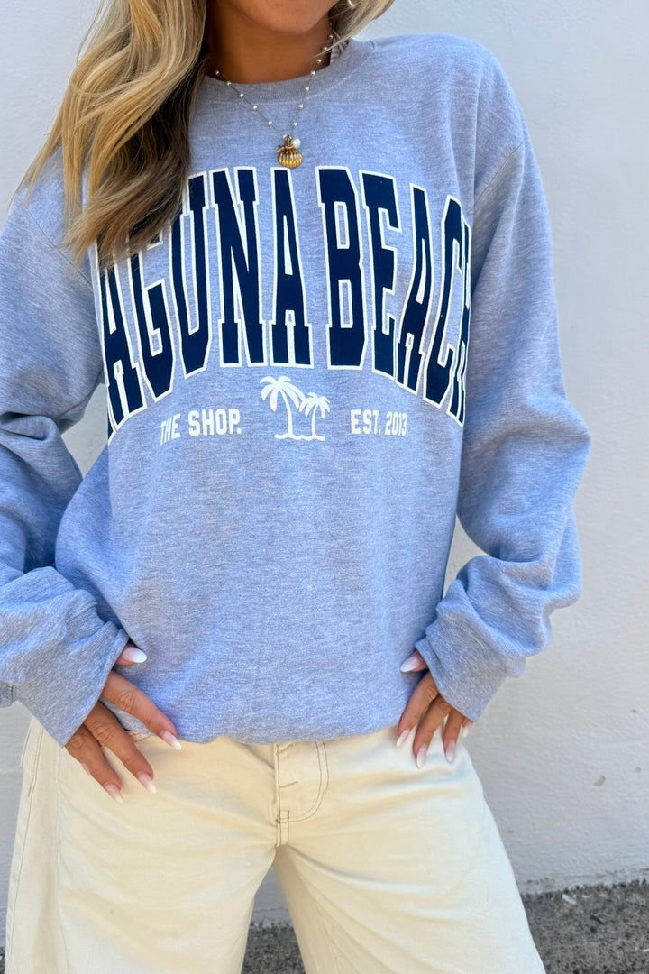 THE SHOP CLASSIC Laguna Beach Varsity Crew Sweatshirt - More Colors Available-The Shop Laguna Beach