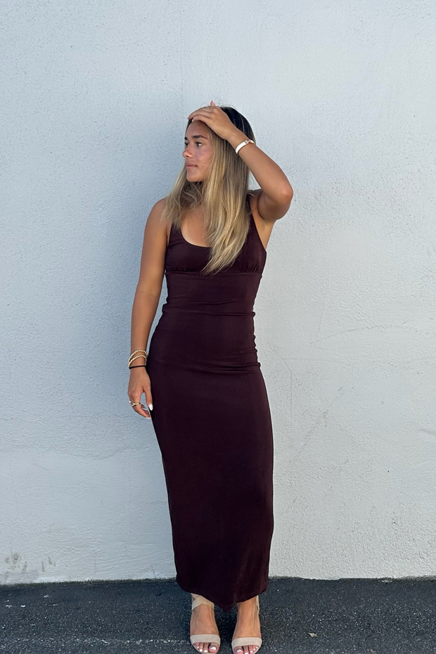 KEEN THE LABEL Brighton Square Neck Dress-The Shop Laguna Beach