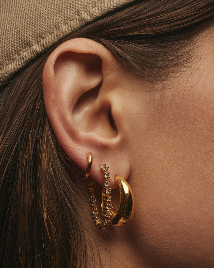 LUV AJ Ballier Chain Studs-The Shop Laguna Beach