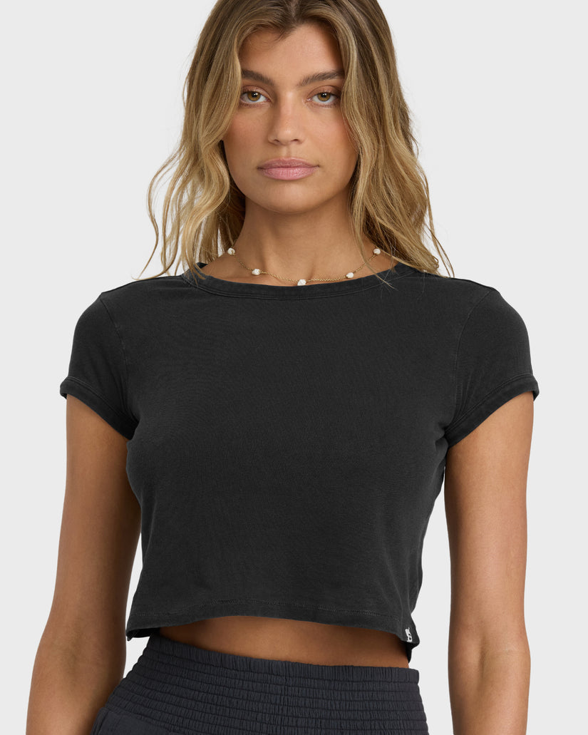 BILLABONG Daily Crop Tee - More Colors Available-The Shop Laguna Beach