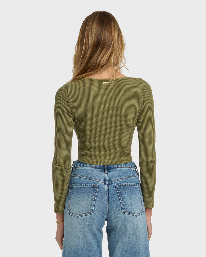 BILLABONG Paxton Long Sleeve Crop Tee-The Shop Laguna Beach