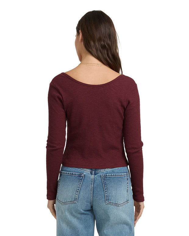 BILLABONG Fever Twist Knit Top-The Shop Laguna Beach
