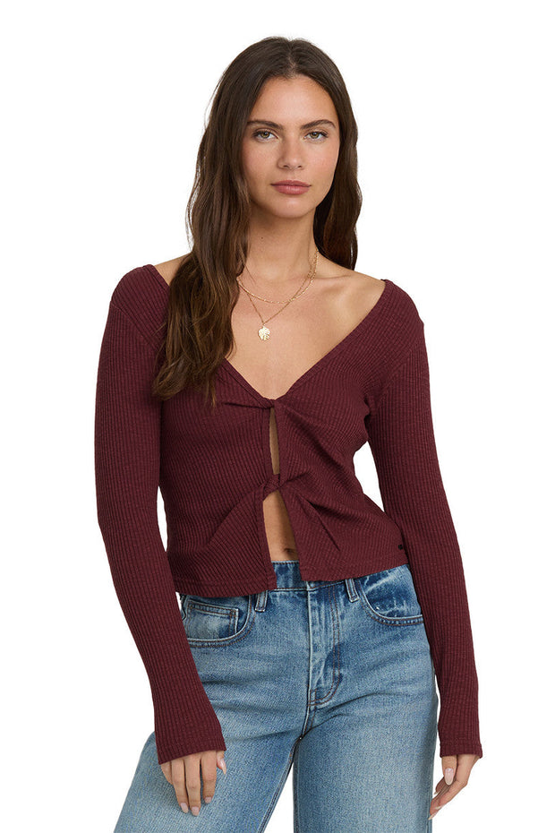 BILLABONG Fever Twist Knit Top-The Shop Laguna Beach