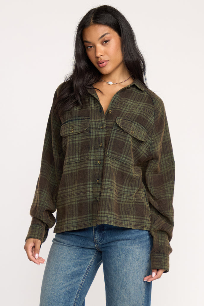 BILLABONG Coastal Breeze Flannel Shirt-The Shop Laguna Beach