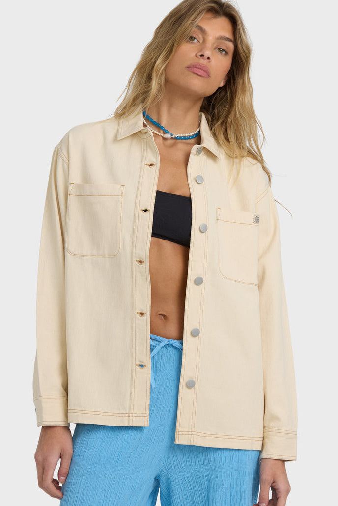 BILLABONG Laura Twill Jacket-The Shop Laguna Beach