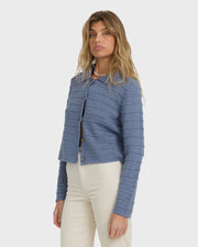 BILLABONG Ayla Sky Collared Sweater-The Shop Laguna Beach