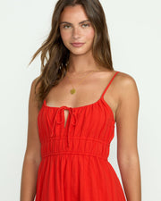 BILLABONG Red Aloha Maxi Dress-The Shop Laguna Beach