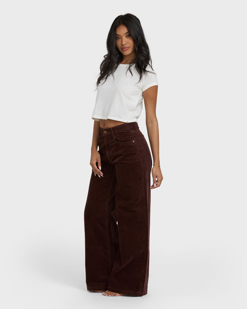 BILLABONG Uncut Cord Wide-Leg Pant-The Shop Laguna Beach