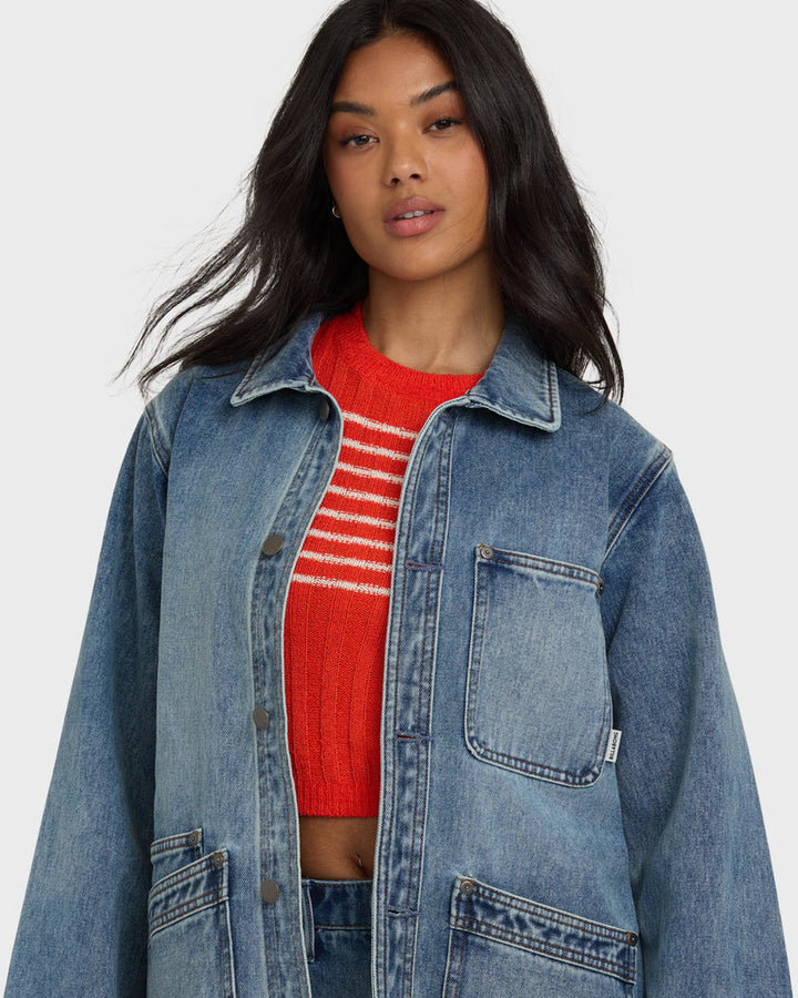 BILLABONG Denim Chore Coat-The Shop Laguna Beach