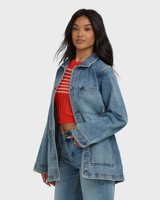BILLABONG Denim Chore Coat-The Shop Laguna Beach