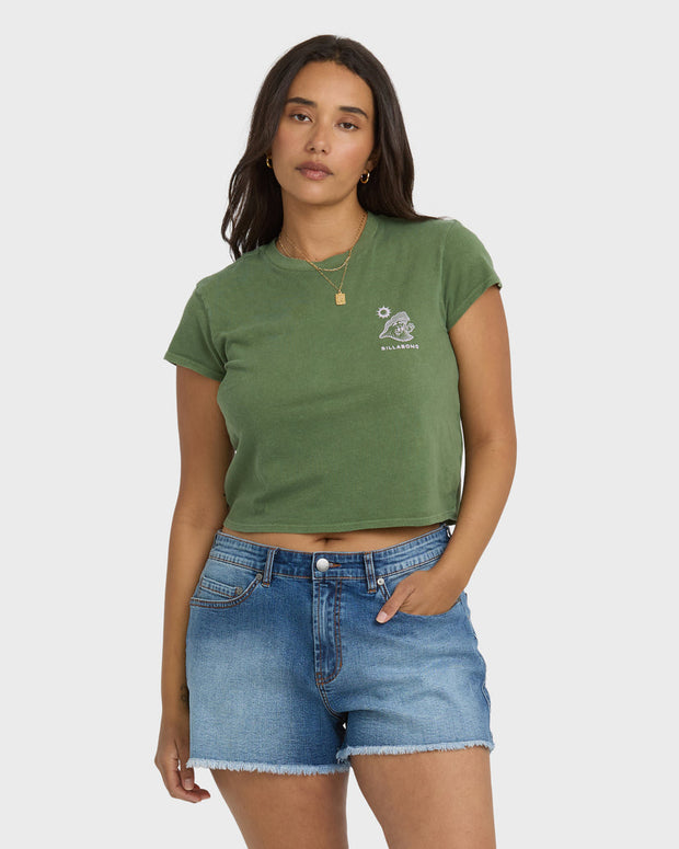 BILLABONG Oceans Greatest Crop Tee-The Shop Laguna Beach
