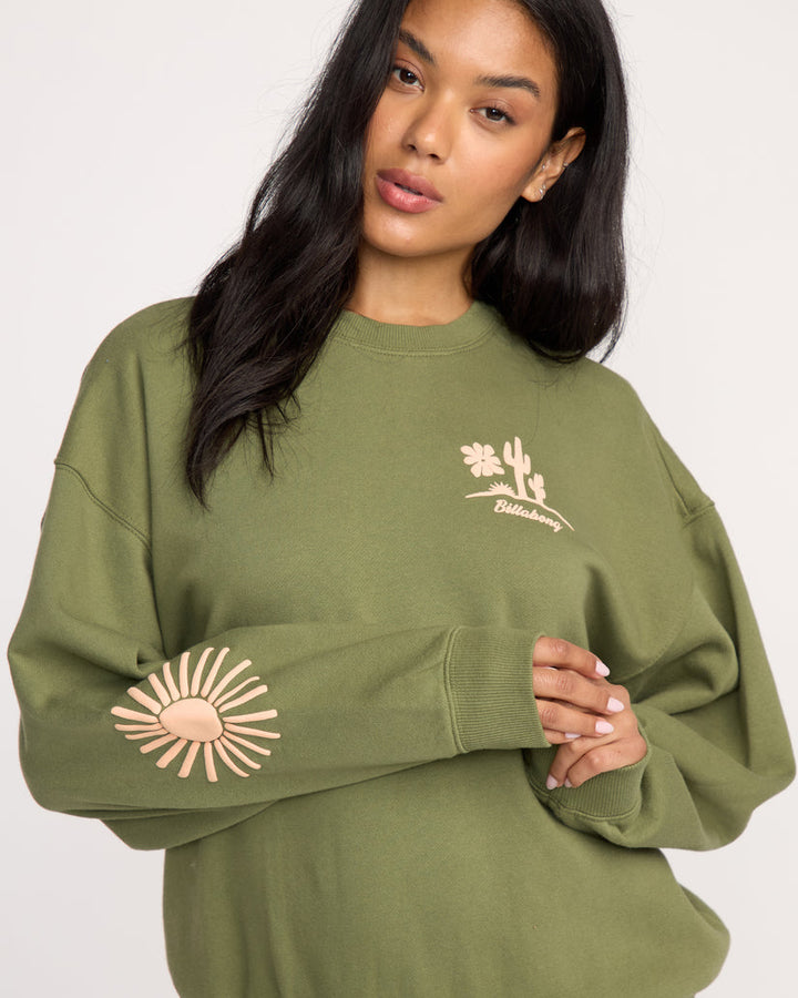 BILLABONG Sun Wave Livin' Kendal Crew Pullover - More Colors Available-The Shop Laguna Beach