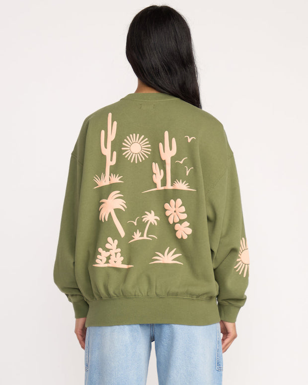 BILLABONG Sun Wave Livin' Kendal Crew Pullover - More Colors Available-The Shop Laguna Beach