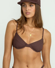 BILLABONG Tanlines Morgan Underwire Rib Top-The Shop Laguna Beach