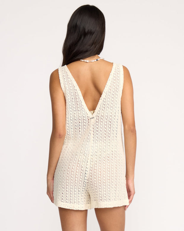 BILLABONG Steller Time Crochet Romper-The Shop Laguna Beach