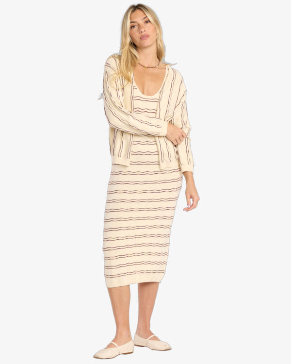BILLABONG Heat Waver Knit Midi Dress
