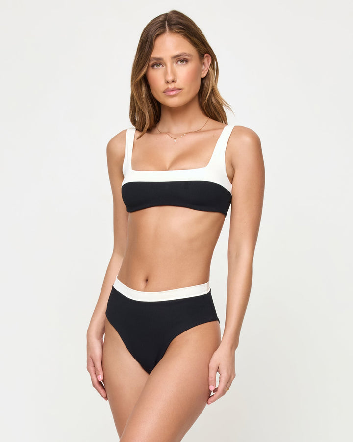 *Online Exclusive* <br> LSPACE Misha High-Waist Colorblock Bottom-The Shop Laguna Beach