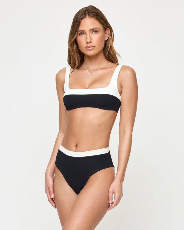 *Online Exclusive* <br> LSPACE Misha High-Waist Colorblock Bottom