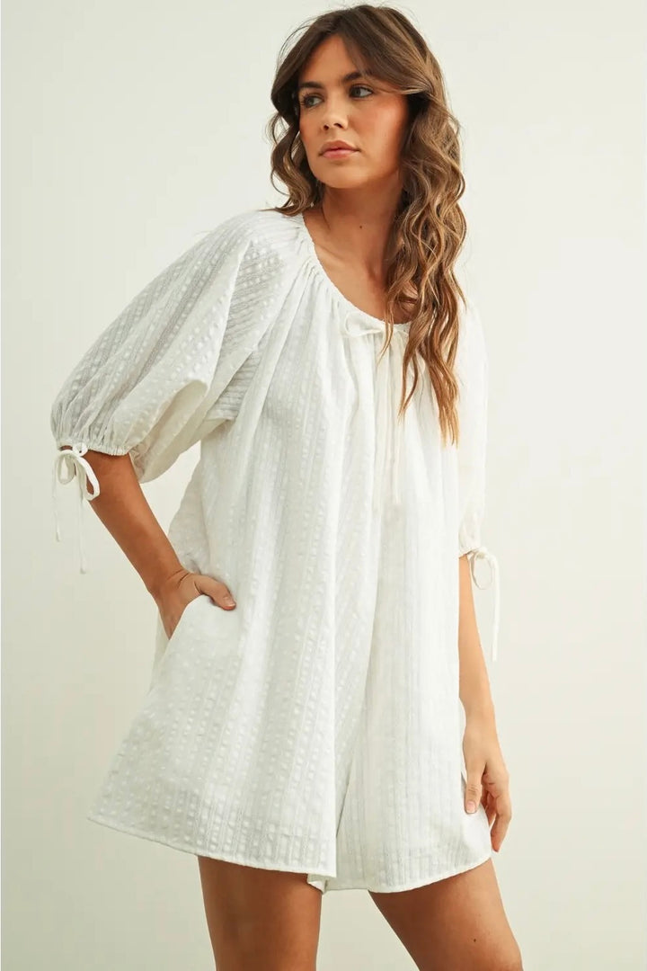 KEEN THE LABEL Nenah Loose-Fit Romper-The Shop Laguna Beach