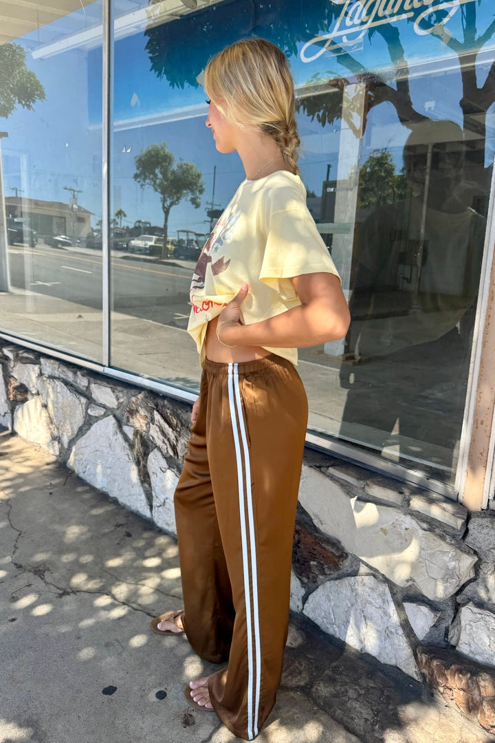 KEEN THE LABEL Ottilie Satin Track Pant