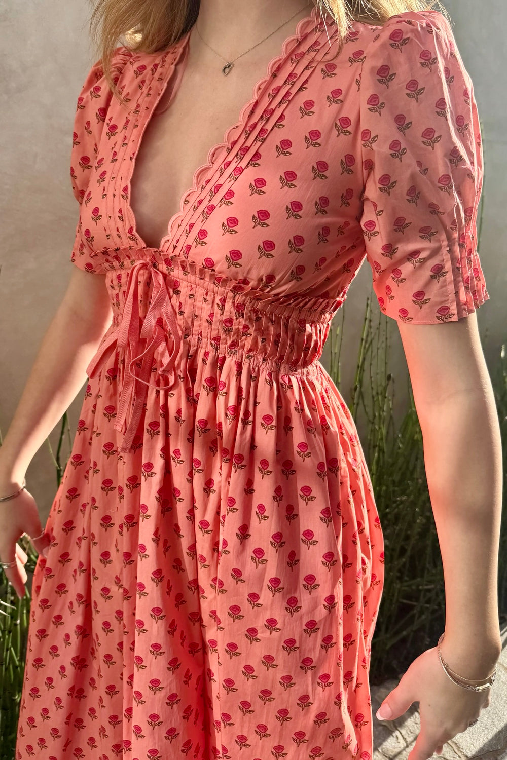 KEEN THE LABEL Quinn Pleated Midi Dress-The Shop Laguna Beach