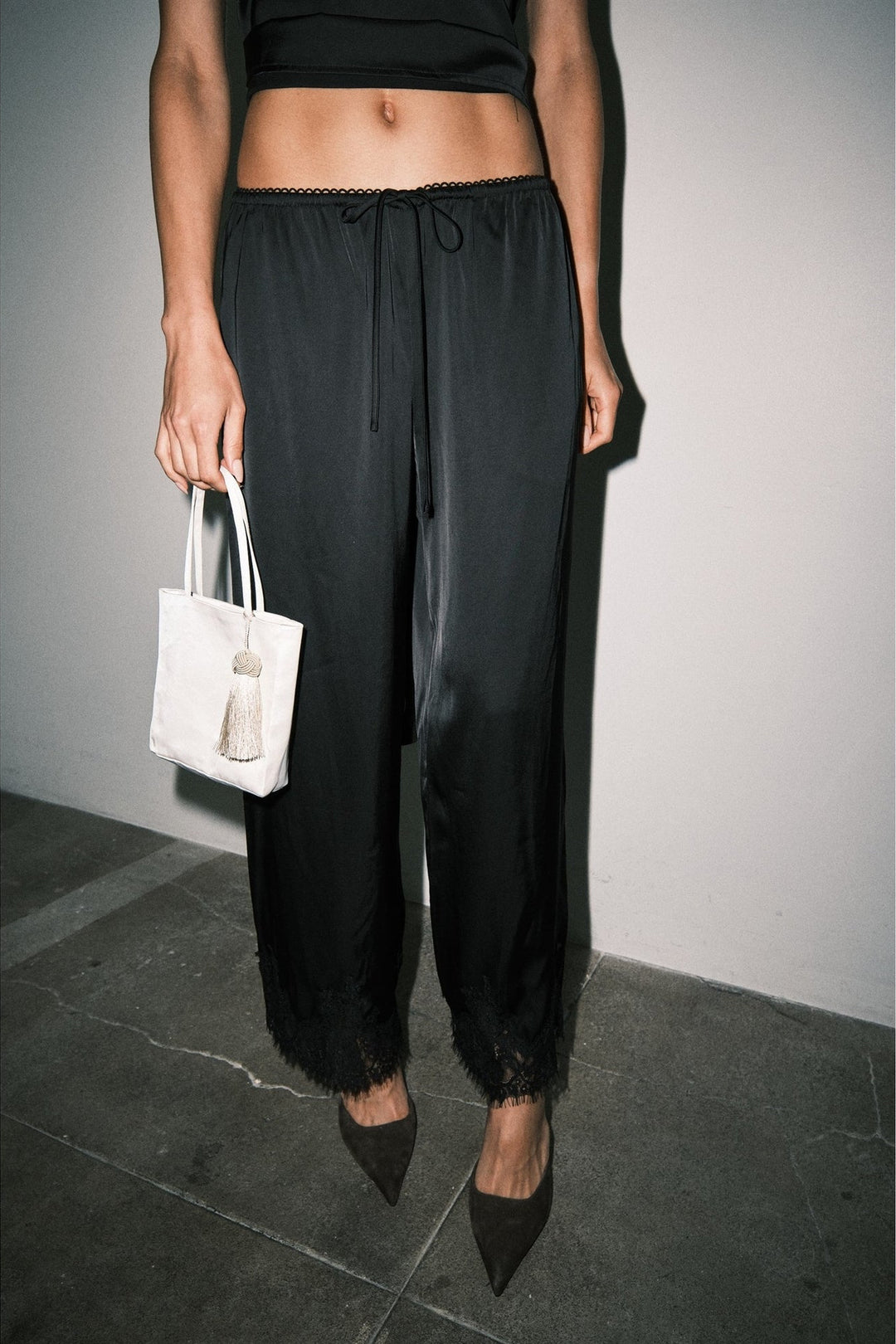 KEEN THE LABEL Marnie Lace-Trim Pant-The Shop Laguna Beach