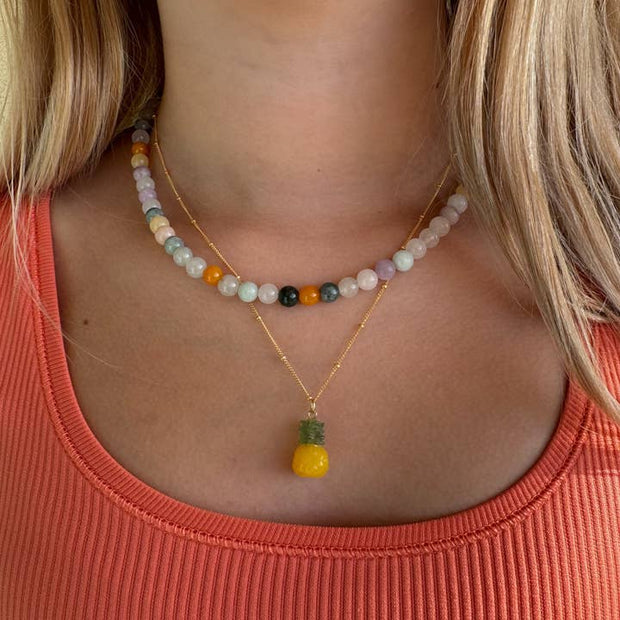 JESSICA MATRASKO Andrea Beaded Necklace-The Shop Laguna Beach