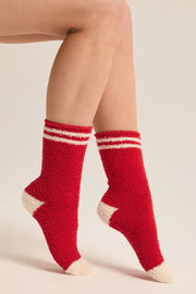 Z SUPPLY Vino Fuzzy Crew Socks (2-Pack)-The Shop Laguna Beach