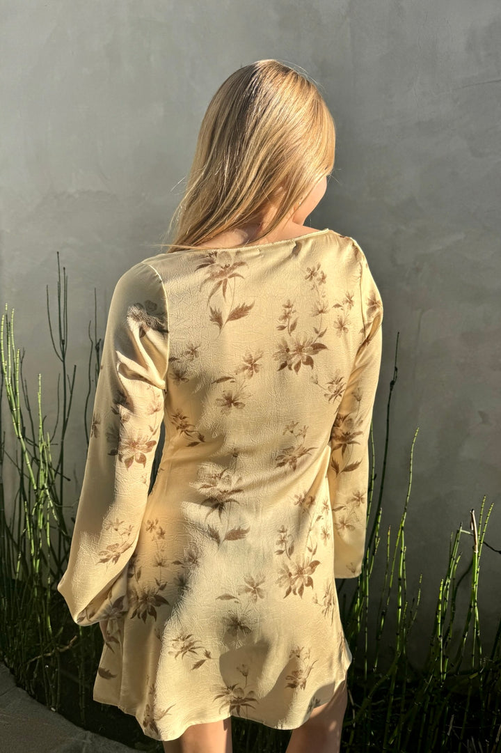 KEEN THE LABEL Darcy Long Sleeve Mini Dress-The Shop Laguna Beach