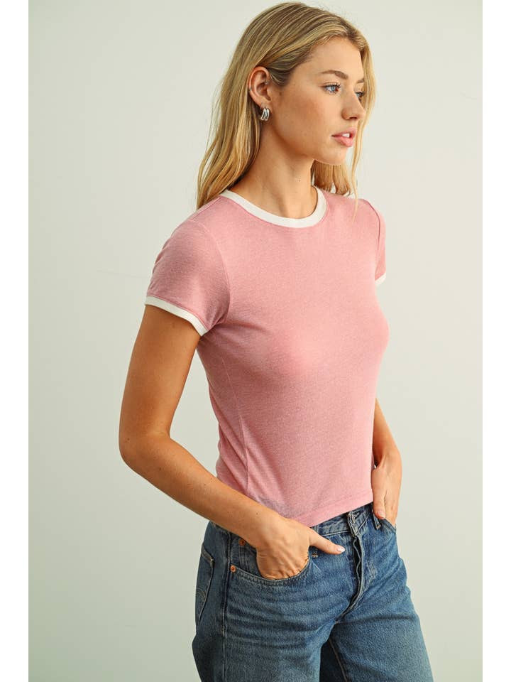 KEEN THE LABEL Reina Ringer Tee