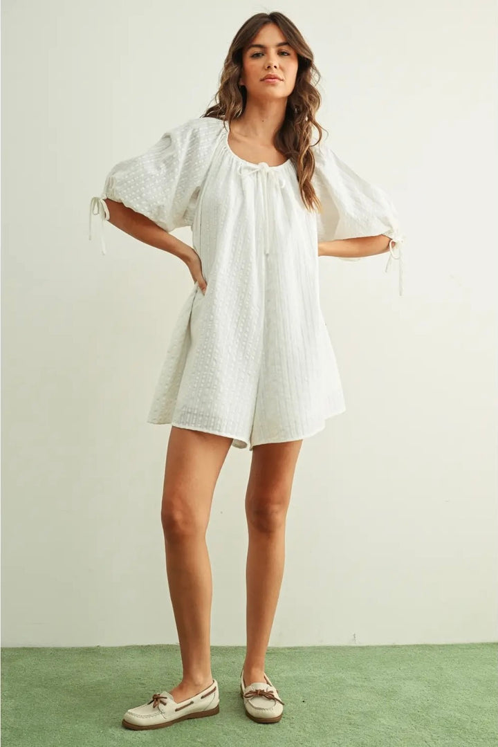 KEEN THE LABEL Nenah Loose-Fit Romper-The Shop Laguna Beach