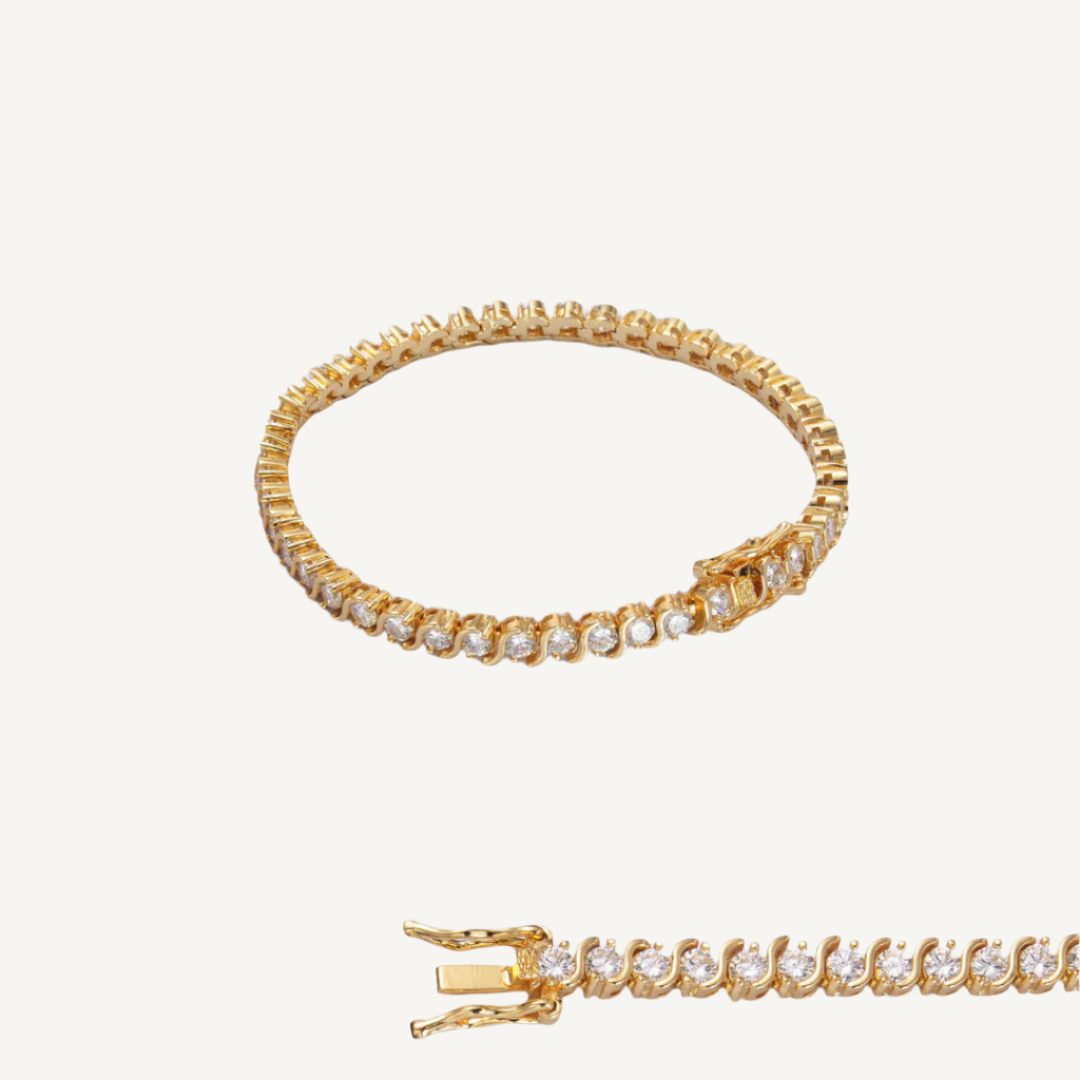 HOUSE OF AU.+ORA Sirens CZ Tennis Bracelet-The Shop Laguna Beach