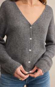 Z SUPPLY Emile V-Neck Cardigan Sweater-The Shop Laguna Beach