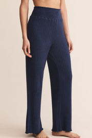 Z SUPPLY Dawn Silky Smocked Rib Pant-The Shop Laguna Beach